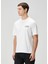 Beyaz Logo Baskılı T-Shirt 3