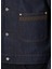 Koyu Lacivert Kontrast Dikişli Denim Ceket 6