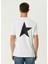 Siyah Beyaz Logo Baskılı T-Shirt 4
