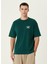 Koyu Yeşil Logo Baskılı T-Shirt 1