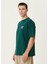 Koyu Yeşil Logo Baskılı T-Shirt 3