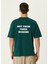 Koyu Yeşil Logo Baskılı T-Shirt 4