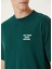 Koyu Yeşil Logo Baskılı T-Shirt 5