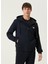Lacivert Kapüşonlu Fermuarlı Sweatshirt 1