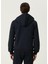 Lacivert Kapüşonlu Fermuarlı Sweatshirt 4