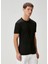 Siyah Ipek T-Shirt 3