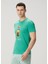Yeşil Logo Baskılı T-Shirt 3
