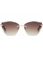 Hm 1704 C2 Cat Eye Altın Rengi Havana Metal Kadın Güneş Gözlüğü 2