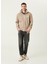 Haki Çizgi Desenli Sweatshirt 2