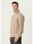 Haki Çizgi Desenli Sweatshirt 3