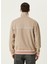 Haki Çizgi Desenli Sweatshirt 4