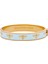 Bee Forget Me Not Gold Hinged 18 Ayar Altın Kaplama Kadın Bileklik 1