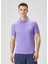 Lila Polo Yaka T-Shirt 1