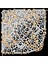 Leopar Dizgin Siyah %100 Ipek Eşarp 90X90 cm 1