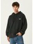 Izubird Koyu Gri Kapüşonlu Sweatshirt 1