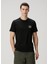 Siyah Logo Detaylı T-Shirt 3