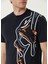 Lacivert Grafik Baskılı T-Shirt 5
