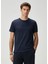 Lacivert Çizgi Detaylı T-Shirt 1