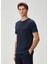 Lacivert Çizgi Detaylı T-Shirt 4