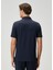Lacivert Polo Yaka Basic T-Shirt 5
