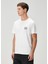 Beyaz Logo Detaylı T-Shirt 3