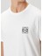 Beyaz Logo Detaylı T-Shirt 5