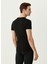 Siyah V Yaka Basic T-Shirt 4