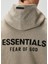 Gri Kapüşonlu Logo Baskılı Sweatshirt 6