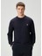 Lacivert Organik Pamuk Sweatshirt 1