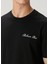 Siyah Logo Nakışlı T-Shirt 5