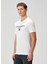 Beyaz Logo Baskılı T-Shirt 3
