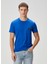 Koyu Mavi Logo Patchli T-Shirt 1