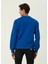 Koyu Mavi Logo Detaylı Sweatshirt 4