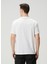 Beyaz Logo Baskılı T-Shirt 4