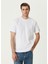 Beyaz Logo Baskılı T-Shirt 1