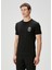 Siyah Logo Patchli T-Shirt 3