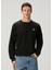 Siyah Logo Detaylı Sweatshirt 1