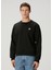 Siyah Logo Detaylı Sweatshirt 3