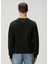 Siyah Logo Detaylı Sweatshirt 4