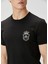 Siyah Logo Patchli T-Shirt 5