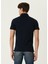 Lacivert Polo Yaka T-Shirt 4