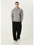 Gri Logo Nakışlı Sweatshirt 2