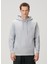 Raven Açık Mavi Kapüşonlu Organik Pamuk Sweatshirt 1