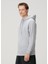 Raven Açık Mavi Kapüşonlu Organik Pamuk Sweatshirt 3