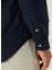 Custom Fit Lacivert Oxford Gömlek 6