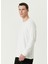 Beyaz Uzun Kollu T-Shirt 3
