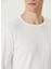Beyaz Uzun Kollu T-Shirt 5