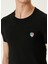Siyah Logo Nakışlı T-Shirt 5