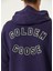 Lacivert Beyaz Kapüşonlu Logo Nakışlı Sweatshirt 6