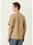 Fizvalley Açık Kahverengi Basic T-Shirt 4